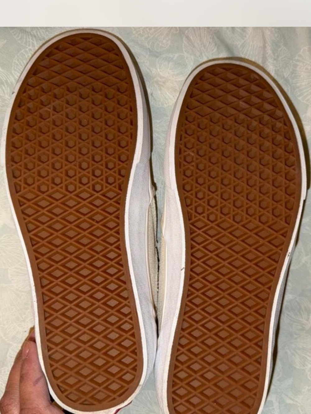 Women’s Slip-On Shoes in Iridescent White - Lightweight Comfort - missing insole - Picture 4 of 5